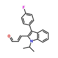 CAS:93957-50-7|(E)-3-(3-(4-Fluorofenil)-1-isopropil-1H-indol-2-yl)akriraldehid